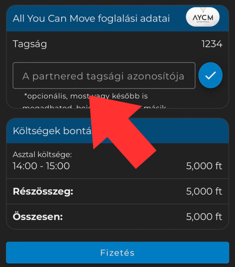 Foglalás részletei és AYCM check-in folyamat